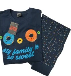 Pigiama Uomo 100% Cotone Lungo THINK PINK 100 Outlet