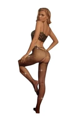 Tuta Intera Sexy Bodystoking 1165 Diva By Prive' -Sconto Enrico Coveri 1165b