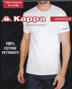 Maglia Uomo Girocollo100% Cotone Pettinato Kappa 1305