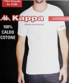 Maglia Uomo Girocollo 100% Cotone Caldo Kappa 1306