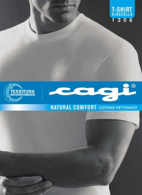 Maglia Uomo T-Shirt Girocollo 100% Cotone Gagi 1306 3 Maglia Uomo T-Shirt Girocollo 100% Cotone Gagi 1306