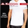 Maglia Uomo Scollo A V 100% Cotone Pettinato Kappa 1315 -Sconto Enrico Coveri 1315 b
