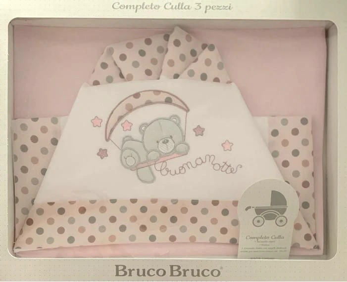 Completo Lenzuolo Culla Bruco Bruco By Ellepi 1603 4 Completo Lenzuolo Culla Bruco Bruco By Ellepi 1603 - immagine 2