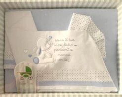 Completo Lenzuolo Culla Bruco Bruco By Ellepi 1607