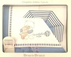 Completo Lenzuolo Lettino Bruco Bruco By Ellepi 1625