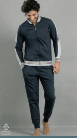 Tuta Uomo Aperta Cotone Felpato Lotto 2012