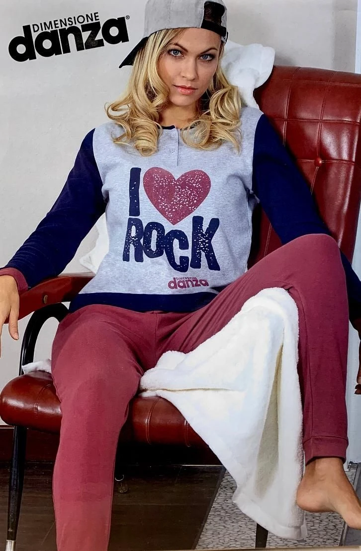 Pigiama Donna Caldo Cotone Interlock Dimensione Danza 20159 3 Pigiama Donna Caldo Cotone Interlock Dimensione Danza 20159