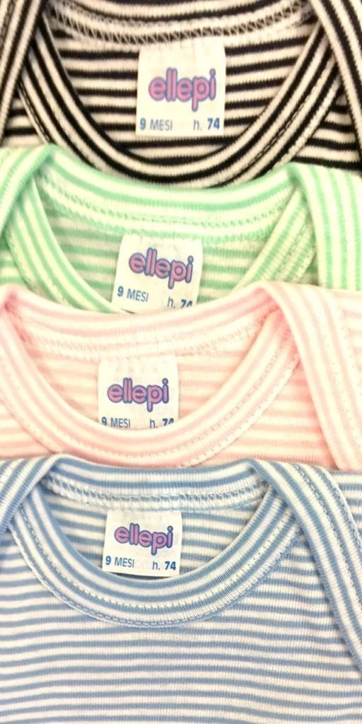 Body Neonato Ellepi Rigato 4 Body Neonato Ellepi Rigato - immagine 2