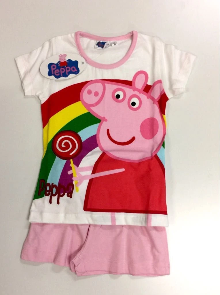 Pigiama Corto Bimba Peppa Pig 3 Pigiama Corto Bimba Peppa Pig