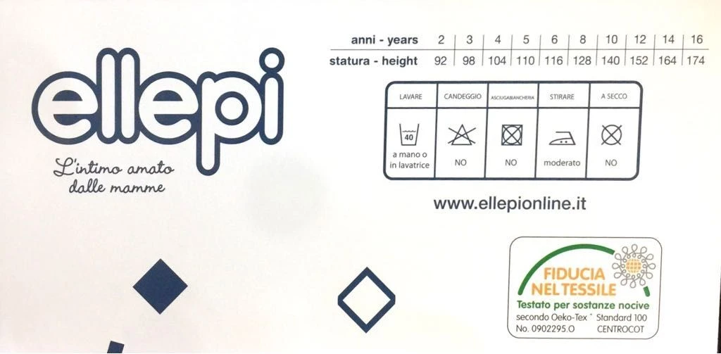 Maglia T-Shirt Bambino Ellepi 645 5 Maglia T-Shirt Bambino Ellepi 645 - immagine 3