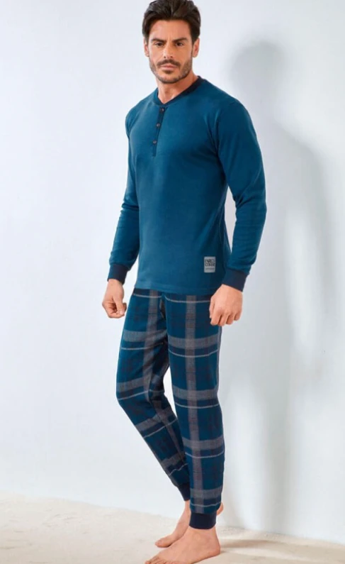 Pigiama Uomo Cotone Pesante Enrico Coveri 2097 Special Price 5 Pigiama Uomo Cotone Pesante Enrico Coveri 2097 Special Price - immagine 3