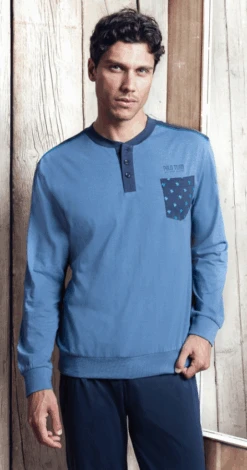 Pigiama Uomo Cotone Nottingham Sport 24060 Outlet