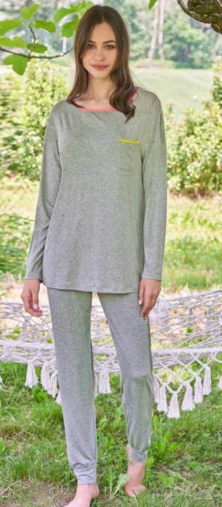 Pigiama Donna Viscosa Linclalor 2696 3 Pigiama Donna Viscosa Linclalor 2696