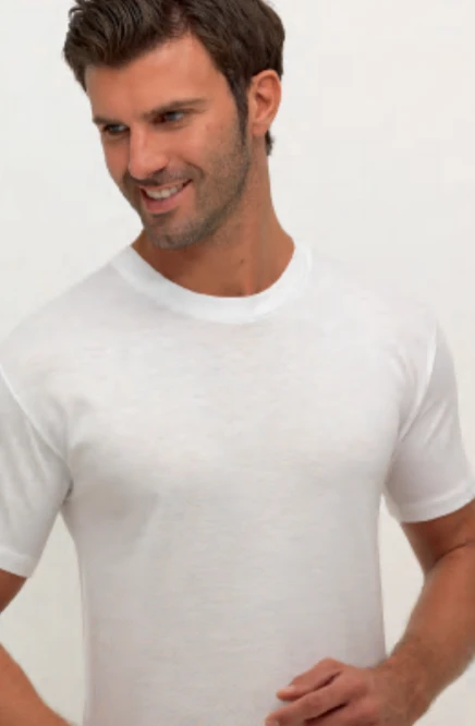 Maglia Uomo Girocollo T-Shirt Cotone 100% Ciesseti 33000 3 Maglia Uomo Girocollo T-Shirt Cotone 100% Ciesseti 33000