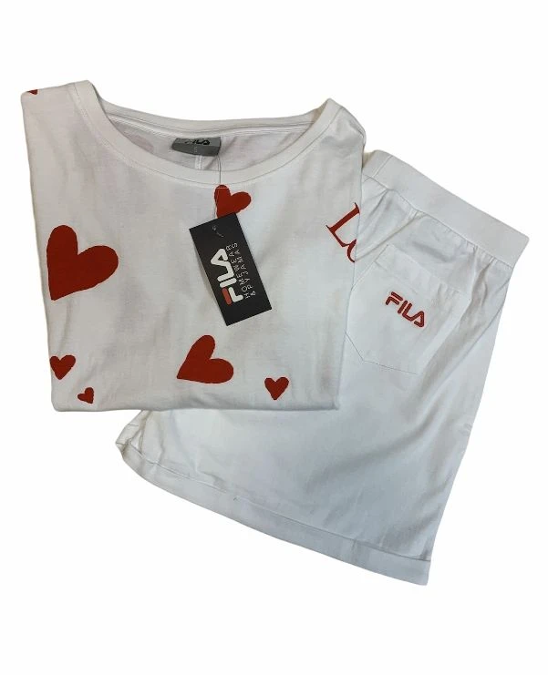 Completo Donna Homewear 100% Cotone FILA 4049 Pezzo Unico Campionario 5 Completo Donna Homewear 100% Cotone FILA 4049 Pezzo Unico Campionario - immagine 3