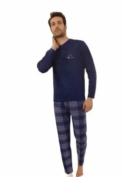 Pigiama Uomo 100% Cotone Invernale Il Granchio 4004