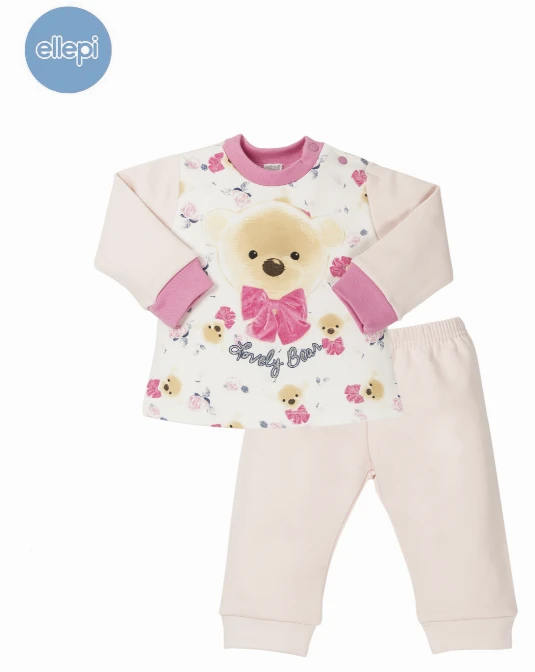 Pigiama Neonata Cotone Felpato Ellepi 4047 Prezzo Promozionale 3 Pigiama Neonata Cotone Felpato Ellepi 4047 Prezzo Promozionale