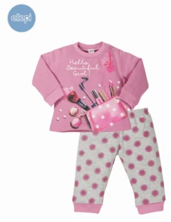 Pigiamino Neonata Cotone Felpato Ellepi 4048 Prezzo Promozionale