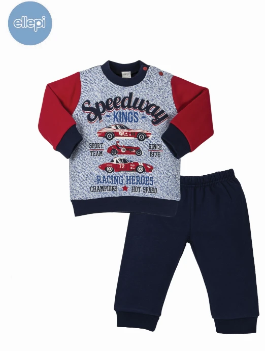 Pigiama Neonato Cotone Felpato Ellepi 4051 Prezzo Promozionale 3 Pigiama Neonato Cotone Felpato Ellepi 4051 Prezzo Promozionale