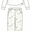 Pigiama Donna Fila 4069 Cotone Caldo Invernale -Sconto Enrico Coveri 4069 1