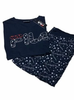 Pigiama Donna Fila 4072 Cotone Caldo Invernale -Sconto Enrico Coveri 4072 b