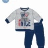 Pigiama Bambino Cotone Caldo Felpato Ellepi 4077 Special Price -Sconto Enrico Coveri 4077 1 2