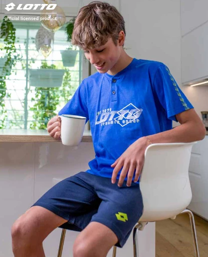 Pigiama Ragazzo Corto Cotone Jersey Lotto 4123 Outlet 3 Pigiama Ragazzo Corto Cotone Jersey Lotto 4123 Outlet