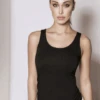 Canottiera Donna Spalla Larga Cotone Elasticizzato Jadea 4182 -Sconto Enrico Coveri 4182 1