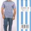 Pigiama Uomo 3 Pezzi 100% Cotone Karelpiiu' 4256 -Sconto Enrico Coveri 4256