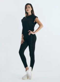 Leggins Donna Cotone Elasticizzato Moda Jadea 4519