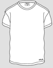 Maglia Uomo Girocollo T-Shirt Cotone Elasticizzato Fila 5002 5 Maglia Uomo Girocollo T-Shirt Cotone Elasticizzato Fila 5002 - immagine 3