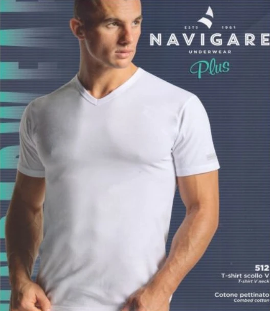Maglia Uomo Mezza Manica Scollo A V Cotone 100% Navigare 512 3 Maglia Uomo Mezza Manica Scollo A V Cotone 100% Navigare 512