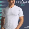 Maglia Uomo Mezza Manica Scollo A V Cotone 100% Navigare 512 -Sconto Enrico Coveri 512