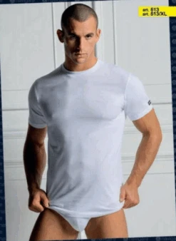 Maglia Uomo Mezza Manica Girocollo Cotone 100% Navigare 513