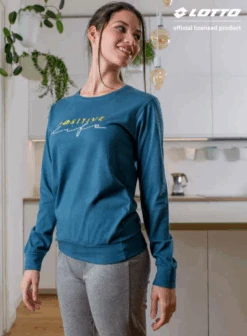 Pigiama Donna Cotone Jersey Lotto 5137 Outlet