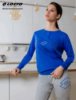 Pigiama Donna Cotone Jersey Lotto 5140 Outlet