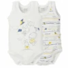 Body Neonato Canottiera 100% Cotone Ellepi 5160