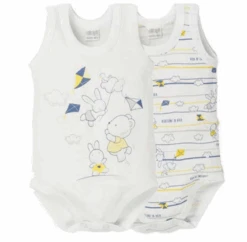 Body Neonato Canottiera 100% Cotone Ellepi 5160