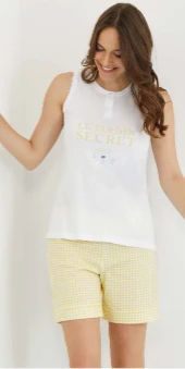 Pigiama Donna Corto Cotone Enrico Coveri 5174 Outlet