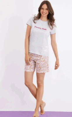 Pigiama Donna Corto Cotone Enrico Coveri 5185