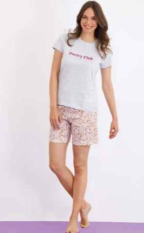 Pigiama Donna Corto Cotone Enrico Coveri 5185 3 Pigiama Donna Corto Cotone Enrico Coveri 5185