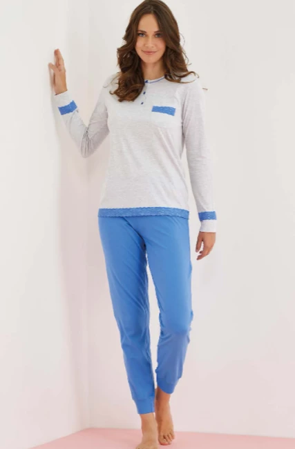 Pigiama Donna Cotone Jersey Enrico Coveri 5207 Outlet 3 Pigiama Donna Cotone Jersey Enrico Coveri 5207 Outlet