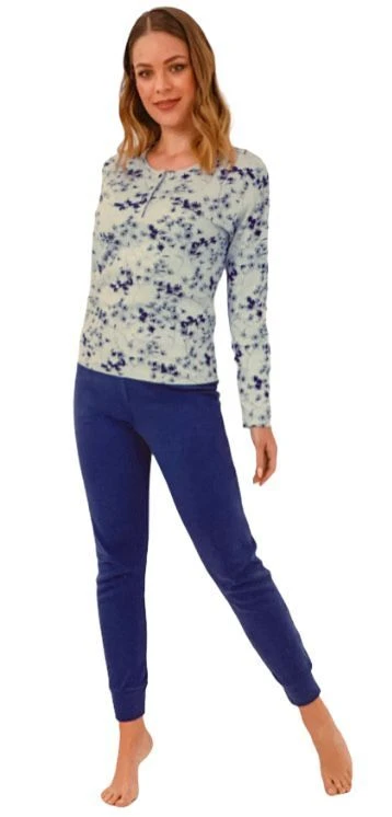 Pigiama Donna Calibrato 100% Caldo Cotone Il Granchio 6007/C 3 Pigiama Donna Calibrato 100% Caldo Cotone Il Granchio 6007/C