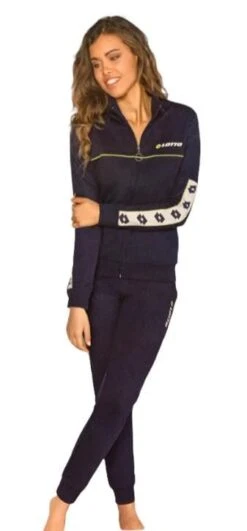 Tuta Donna 100% Cotone Felpato Lotto 6038