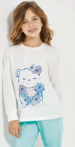Pigiama Bambina Lungo Il GRANCHIETTO 7038
