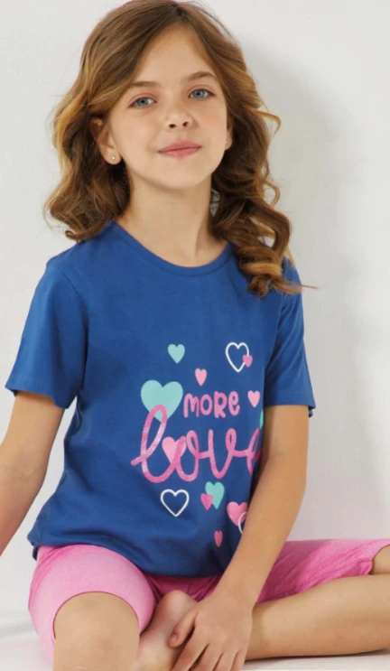 Completo Bambina Corto IL GRANCHETTO 7047 3 Completo Bambina Corto IL GRANCHETTO 7047