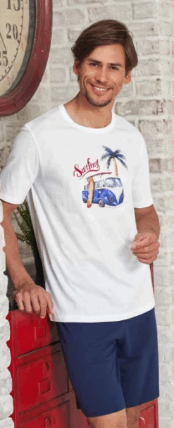 Pigiama Uomo Corto 100% Cotone You365 71350