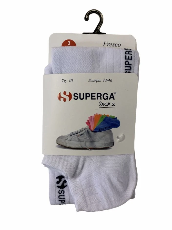 Calzino Uomo Mini Calza Fantasmino Fresco Cotone Superga 3074 3 Calzino Uomo Mini Calza Fantasmino Fresco Cotone Superga 3074