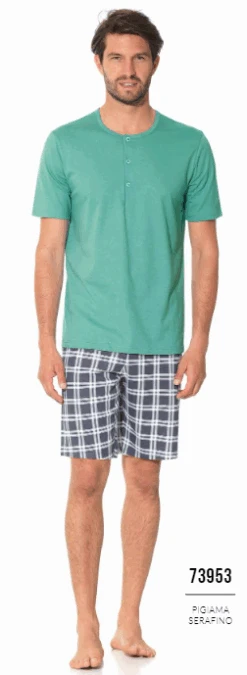 Pigiama Uomo CORTO 100% Cotone 73953 You365 Outlet