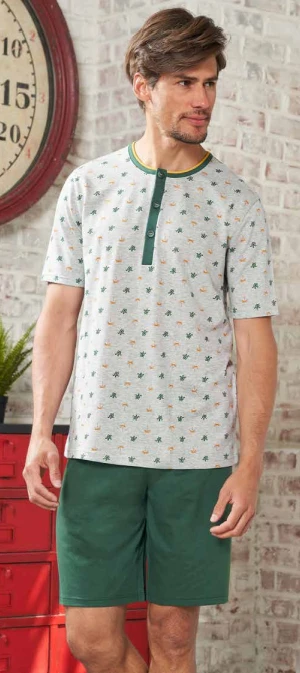 Pigiama Uomo Corto 100% Cotone You365 74399 3 Pigiama Uomo Corto 100% Cotone You365 74399